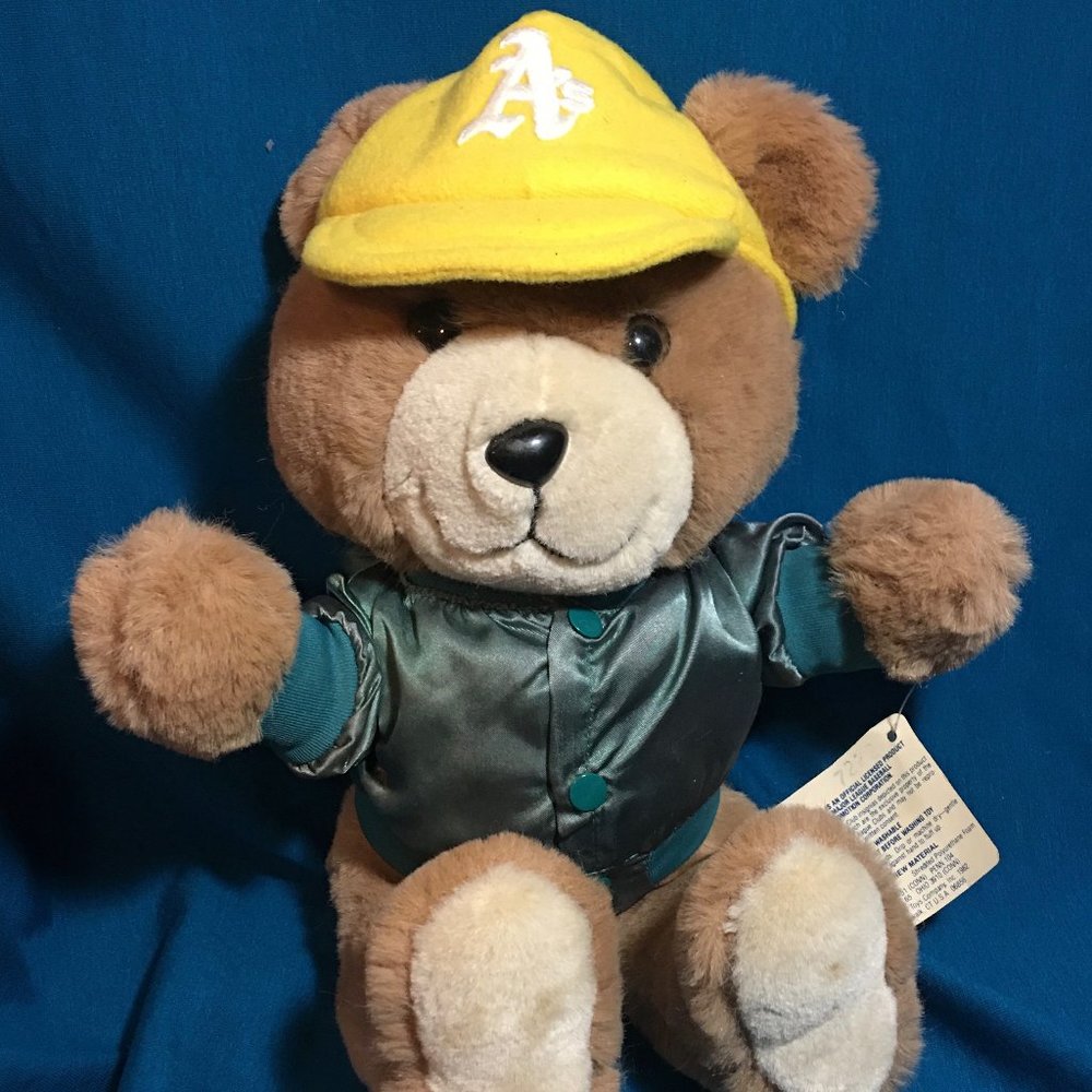 Oakland A's 1982 Teddy Bear by Trudy
